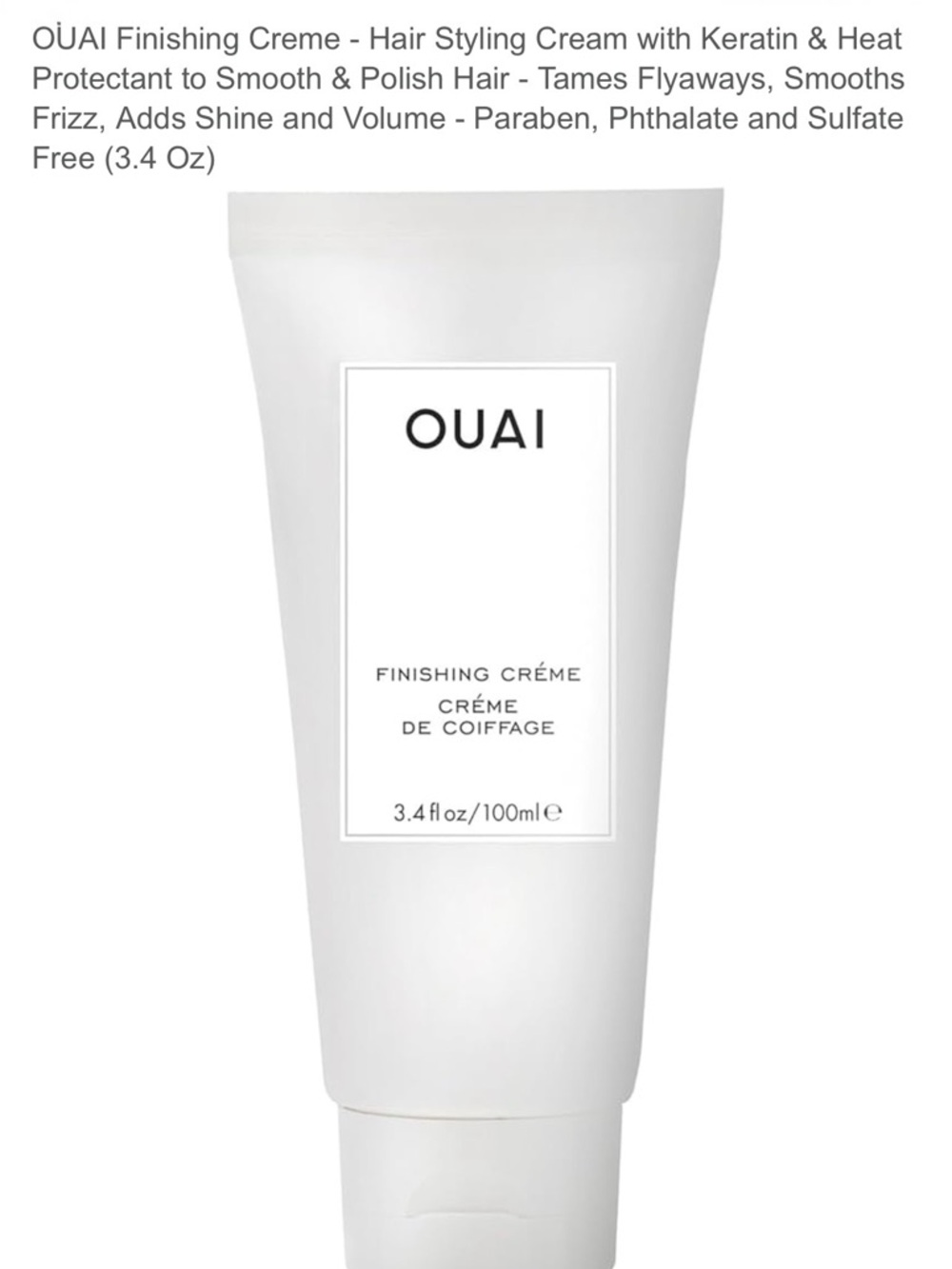 OUAI Finishing Hair Crème - 3.4oz - Picture 12 of 13